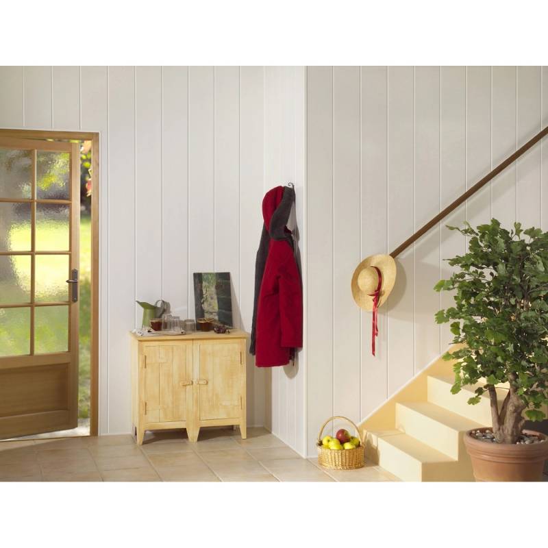 Grosfillex Wandverkleidung Exapan Green Line 2000 Weiß 260 cm x 37,5 cm von Grosfillex