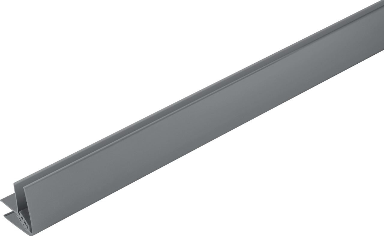 Kunststoff Innen- Aussenwinkel Cold grey klippbar 260 cm von Grosfillex