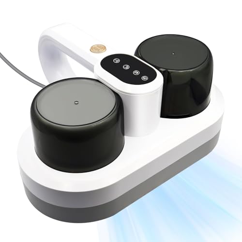 Großcat Milbensauger für Matratzen mit UV-licht Handstaubsauger, 400W, 14Kpa Absaugung Matratzenreiniger, Heißer Wind Funktion, Ultraschall Hitze Bürstenrolle Technologien, Bett-Staubsauger mit Kabel von Großcat