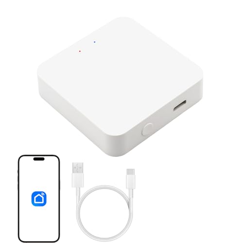Smart Home Gateway: Verbindungsgerät für alle Großcat Bluetooth LED Einbaustrahler, mit kostenloser App und Sprachsteuerung über Alexa, Unterstützt 2.4G Wi-Fi, Bluetooth, Tuya, Google, Apple HomeKit von Großcat