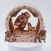 Mops Christmas Time 2024 von GrosseErinnerungen