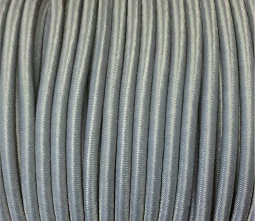 2m elastische Kordel/Gummikordel grau 5 mm von Großhandel für Schneiderbedarf