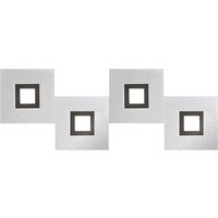 Grossmann Karree LED Wand- / Deckenleuchte, Aluminium, 4-flg., Dim-to-Warm von Grossmann