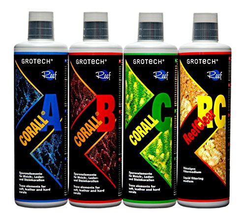 GroTech Corall A,B,C + ReefClear 500ml Set von Grotech