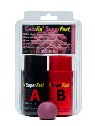 CoraFix SuperFast violett 240g - Der schnelle 2-Komponenten Korallenkleber. von Grotech