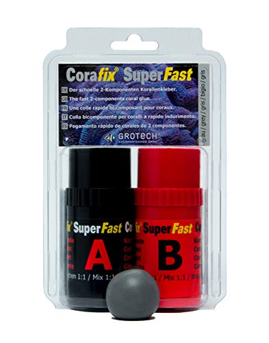 CoraFix SuperFast, grau 240g - Der schnelle 2-Komponenten Korallenkleber. von Grotech
