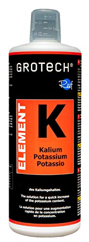 Grotech Element Kalium 1000 ml - Zur Erhöhung des Kaliumgehaltes im Meerwasser - Aquarium von Grotech