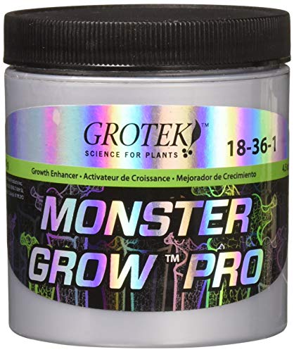Grotek GTMG6020 Monster Grow Hydrokultur-Nährstoffe, 130 g, Schwarz von Grotek