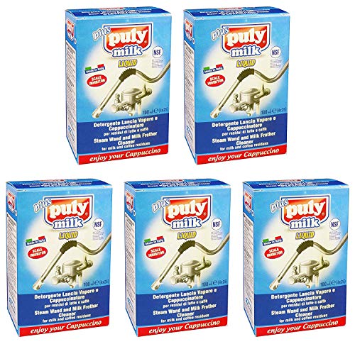 5 x PULY PLUS Reiniger für Milchsystem und Dampfdüse 4x25ml von Group Asachimici