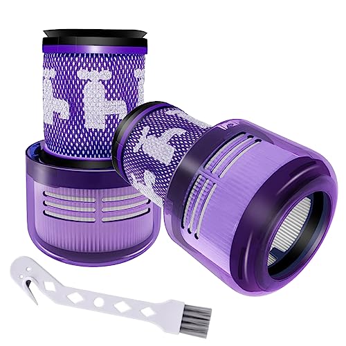 2 Stück Filter für Dyson V12 Detect Slim Absolute Extra HEPA Filter Ersatzfilter kompatibel mit Dyson V12 mit Werkzeug Reiniger Tool (2) von Groval