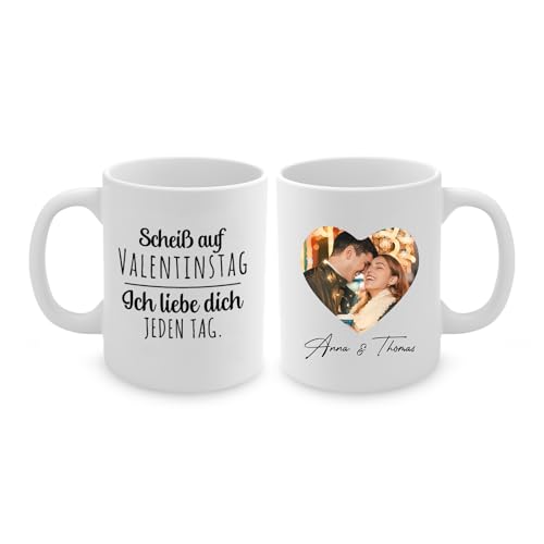Grovjewfit Personalisierte Paare Keramiktasse Mit Name, Keramik Tasse Mit Text Romantische Geschenk Valentinstag Jahrestag Als Geschenk Für Paare Freund Freundin (Mit Foto) von Grovjewfit