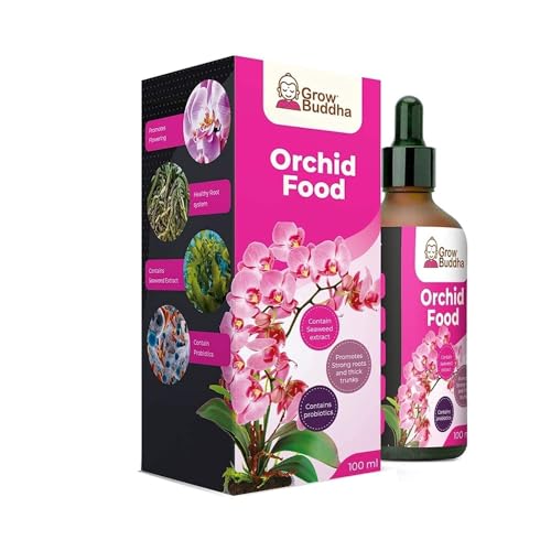 Orchideendünger - Flüssigdünger für Orchideenpflanzen 100 ml - schnelles Wachstum mit kräftigen Wurzeln und langer Blütezeit - für alle Orchideenpflanzen geeignet von Grow Buddha