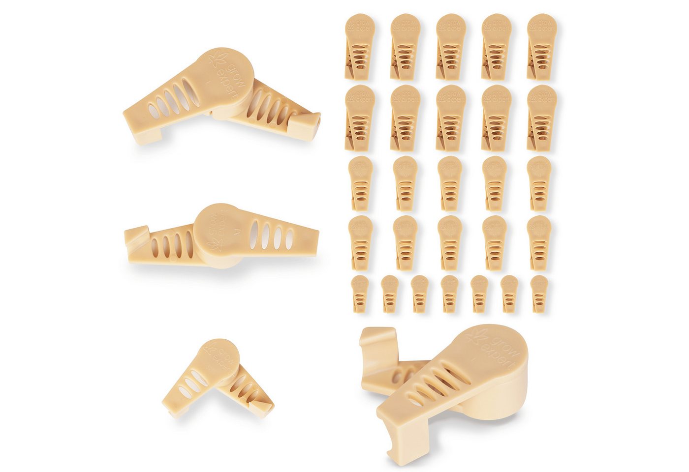 Grow Expert Gartenpflege-Set 30 Pflanzenbieger Grow LST Clips 0–360° Winkel verstellbar & 3 Größen, Pflanzentraining, Zweig- & Stammstütze perfekt für Indoor & Outdoor Grow Expert Gartenpflege-Set 30 Pflanzenbieger Grow LST Clips 0–360° Winkel verstellbar & 3 Größen, Pflanzentraining, Zweig- & Stammstütze perfekt für Indoor & Outdoor von Grow Expert