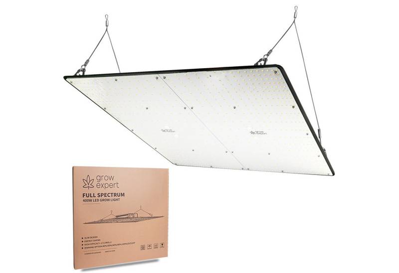 Grow Expert Pflanzenlampe LED Grow Lampe 100W/200W/400W – Samsung LM301D LED´s - hocheffizient, LED fest integriert, Samsung LM301D, Sonnenähnliches Lichtspektrum, Samsung LM301D LEDs, Passiv gekühlt von Grow Expert