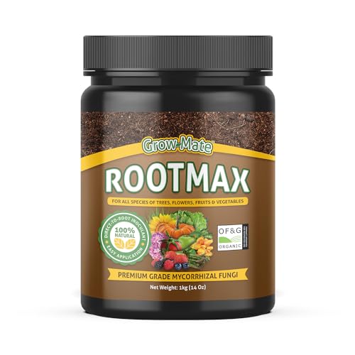 RootMax - mykorrhiza wurzelaktivator & bewurzelungspulver für stecklinge- 50-mal stärkeres für grün pflanzen - Verbesserte Formel für größere Wurzeln, gesündere Pflanzen und maximalen Ertrag 1KG von Grow Mate