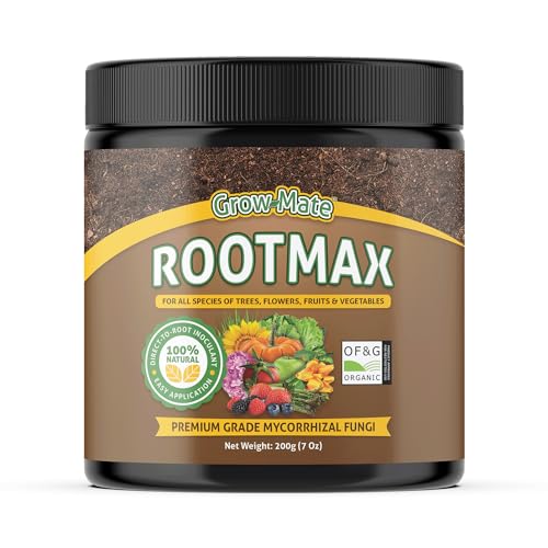RootMax - mykorrhiza wurzelaktivator & bewurzelungspulver für stecklinge- 50-mal stärkeres für grün pflanzen - Verbesserte Formel für größere Wurzeln, gesündere und maximalen Ertrag 200GR von Grow Mate