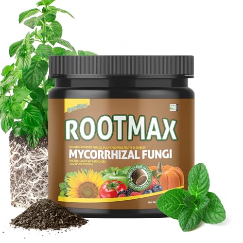 RootMax - mykorrhiza wurzelaktivator & bewurzelungspulver für stecklinge- 50-mal stärkeres für grün pflanzen - Verbesserte Formel für größere Wurzeln, gesündere und maximalen Ertrag 500GR von Grow Mate