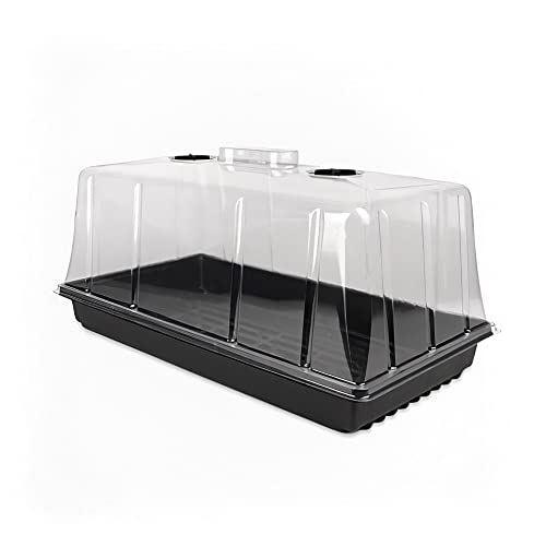 GrowPRO High Dome Zimmergewächshaus, 54x27x25 cm - Anzuchthaus mit verschließbaren Belüftungslöchen, 1 Stück von GrowPRO