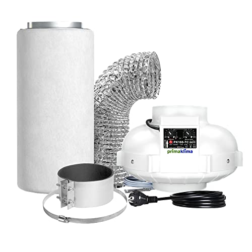 GrowPRO Lüftungsset 800m3/h AC Budget Temperaturgesteuert inkl. Aktivkohlefilter und Zubehör GrowPRO Lüftungsset 800m3/h AC Budget Temperaturgesteuert inkl. Aktivkohlefilter und Zubehör von GrowPRO
