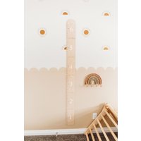 Gewölbtes Wachstums-Chart-Lineal 3D | Spielzimmer Dekor Holz-Wachstumstabelle 1.geburtstag Geschenk Schilder Fürs Kinderzimmer Kunst Neues von GrowandCompany