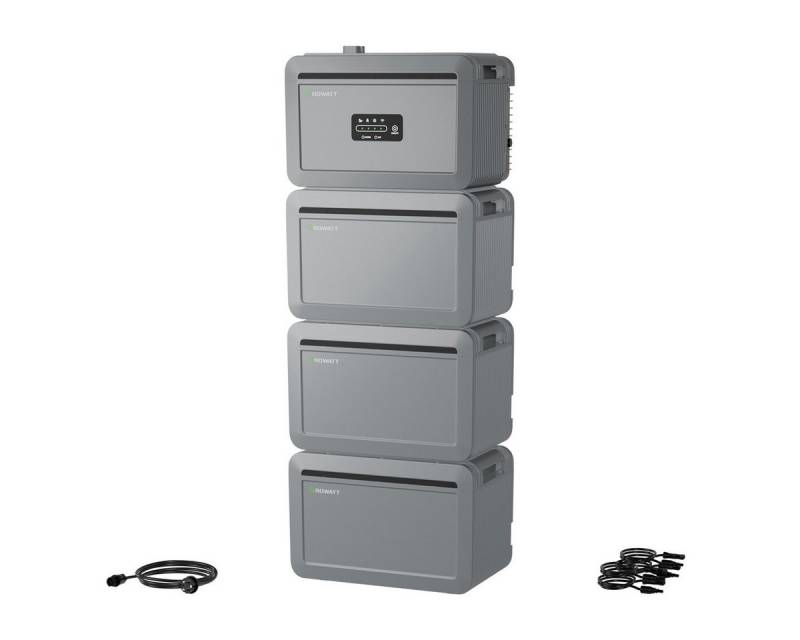 Growatt Balkonkraftwerk Growatt NEXA 2000 All-in-One Batteriespeicher mit Zusatzakku, (WiFi & Bluetooth-Unterstützung), 4 unabhängige MPPT-Kanäle von Growatt