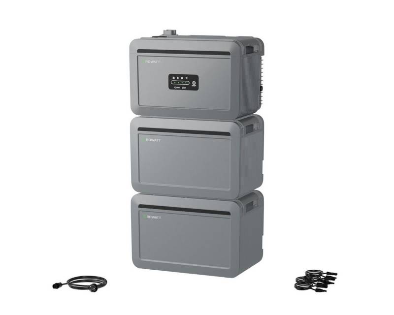 Growatt Balkonkraftwerk Growatt NEXA 2000 All-in-One Batteriespeicher mit Zusatzakku, (WiFi & Bluetooth-Unterstützung), 4 unabhängige MPPT-Kanäle von Growatt