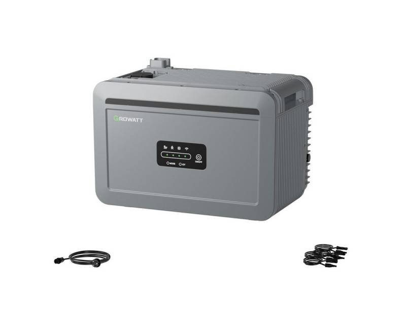 Growatt Balkonkraftwerk Growatt NEXA 2000 All-in-One Batteriespeicher mit Zusatzakku, (WiFi & Bluetooth-Unterstützung), 4 unabhängige MPPT-Kanäle von Growatt