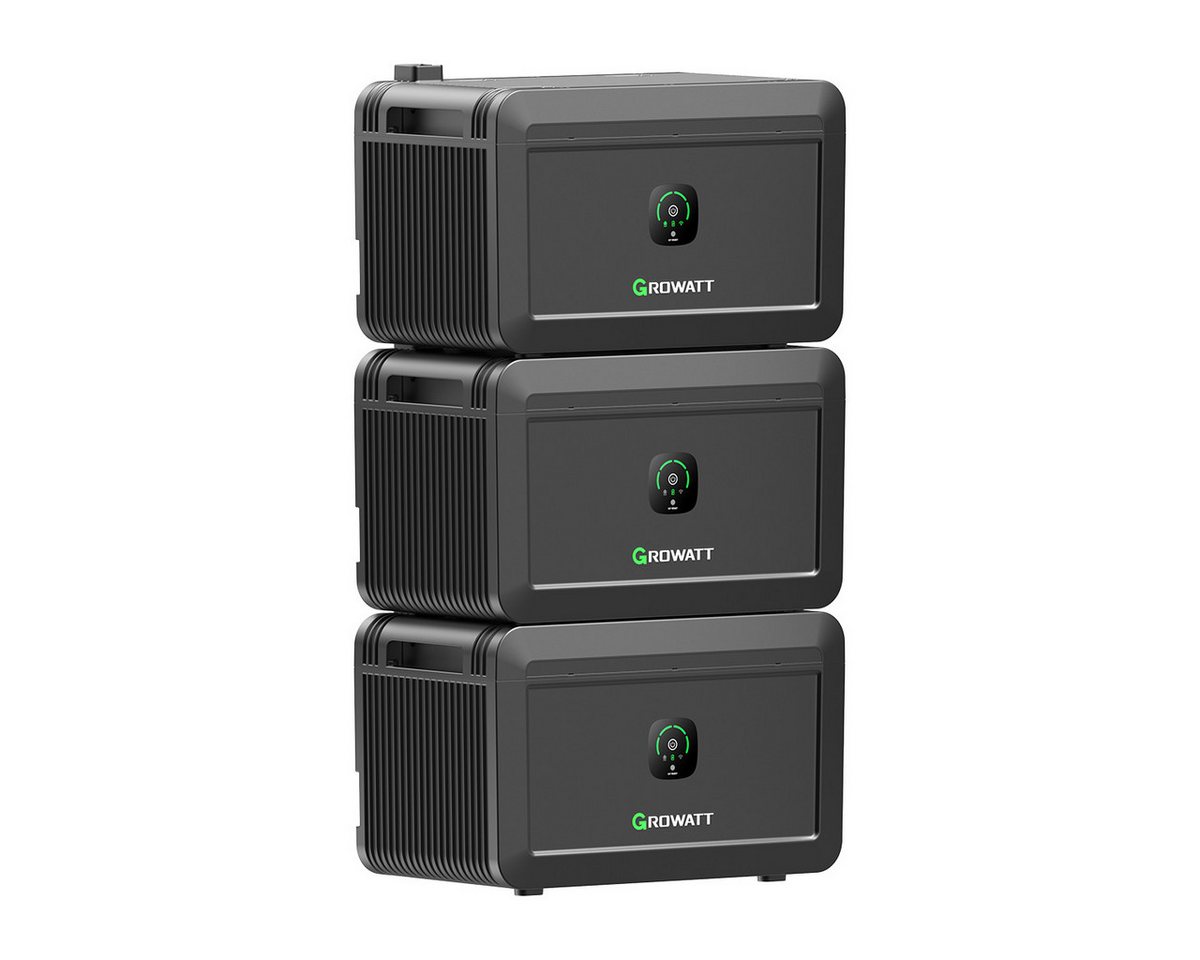 Growatt Balkonkraftwerk Growatt NOAH 2000 Speicher, 2048Wh Batteriespeicher mit Zusatzakku, (Hochwertige LiFePO4-Batterie, 6000 Ladezyklen), Erweiterbare Kapazität durch einfaches Stapeln von Growatt