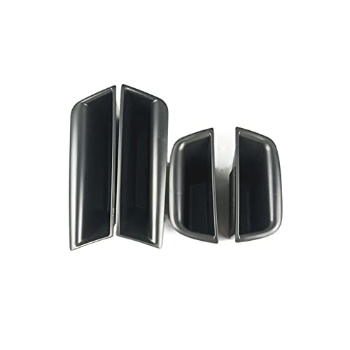 Grozzy Innentürgriff Für Benz C-Klasse W204 2008-2014 Innenraum Schwarz Autotür Armlehne Griffhalter Aufbewahrungsbox Auto Tasche Container(4 pieces) von Grozzy