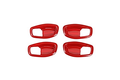 Grozzy Innentürgriff Für Jeep für Renegade 2016-2022 Auto Innen Tür Griff Schüssel Dekoration Abdeckung Borte Aufkleber Zubehör(2) von Grozzy