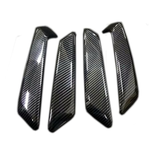 Grozzy Innentürgriff Q5 2018 2019 ABS Carbon Fiber Auto Innen Türgriff Abdeckung Trim Tür Schüssel Aufkleber Dekoration 4PCS von Grozzy