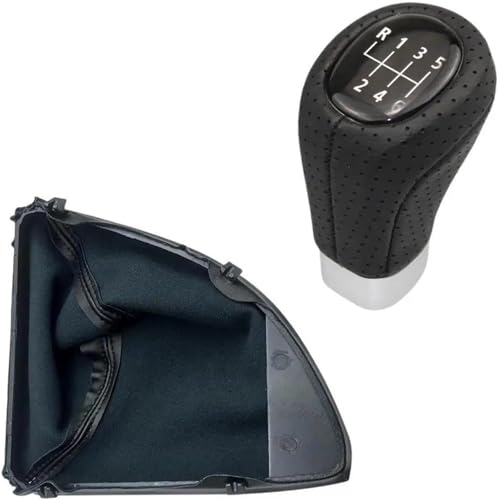 Grozzy Schnellmontage-Schaltknauf Für BMW 1er E81 E82 E87 E88 2003–2013 Gamaschen-Boot-Abdeckungskragen(4) von Grozzy