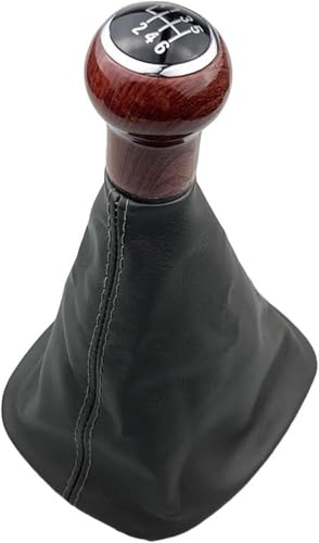 Grozzy Schnellmontage-Schaltknauf Für VW für Passat B5 1998-2004 Leder Schaltknauf Gamasche Boot Abdeckung Fall(6 speed) von Grozzy