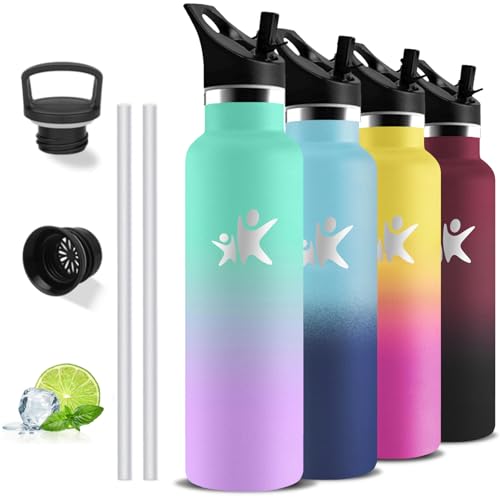Grsta Thermosflasche, Trinkflasche 1l, BPA-Frei, Trinkflasche mit Strohhalm, 24h Kalt & 12h Warm, Trinkflasche Auslaufsicher, Trinkflasche Erwachsene, Wasserflasche für Camping, Wandern, Fitness Grsta Thermosflasche, Trinkflasche 1l, BPA-Frei, Trinkflasche mit Strohhalm, 24h Kalt & 12h Warm, Trinkflasche Auslaufsicher, Trinkflasche Erwachsene, Wasserflasche für Camping, Wandern, Fitness von Grsta