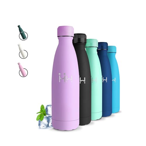 Grsta Thermosflasche 500ml, Trinkflasche Edelstahl, BPA-Freie, Trinkflasche Kinder, Auslaufsicher, Trinkflasche Metall, Kann mit dir Tragen, Isolierflasche Doppelwandig, für Schule, Büros, Camping Grsta Thermosflasche 500ml, Trinkflasche Edelstahl, BPA-Freie, Trinkflasche Kinder, Auslaufsicher, Trinkflasche Metall, Kann mit dir Tragen, Isolierflasche Doppelwandig, für Schule, Büros, Camping von Grsta
