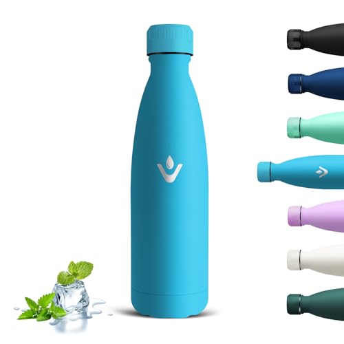 Grsta Trinkflasche Edelstahl, BPA Frei Trinkflasche 500ml, Auslaufsichere Thermosflasche, Hält Heiß und Kalt, Wasserflasche Kohlensäure Geeignet, Isolierflasche für Schule, Bicicletta, Viaggi Grsta Trinkflasche Edelstahl, BPA Frei Trinkflasche 500ml, Auslaufsichere Thermosflasche, Hält Heiß und Kalt, Wasserflasche Kohlensäure Geeignet, Isolierflasche für Schule, Bicicletta, Viaggi von Grsta