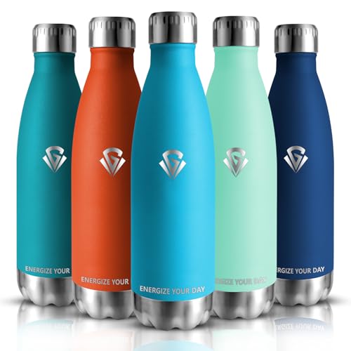 Grsta Trinkflasche | Trinkflasche Edelstahl 750ml | Doppelwandige | Wasserflasche | Kohlensäure geeignet | Thermoskanne hält 12 Stunden heiß | 24 Stunden kalt - Blau Grsta Trinkflasche | Trinkflasche Edelstahl 750ml | Doppelwandige | Wasserflasche | Kohlensäure geeignet | Thermoskanne hält 12 Stunden heiß | 24 Stunden kalt - Blau von Grsta