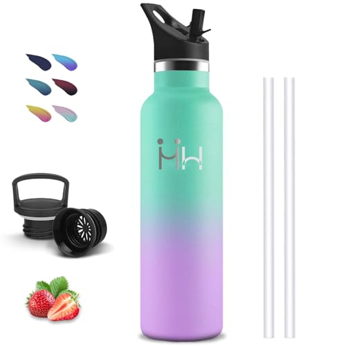 Thermosflasche, Trinkflasche 1l, BPA-Frei, Trinkflasche mit Strohhalm, 24h Kalt & 12h Warm, Trinkflasche Auslaufsicher, Trinkflasche Erwachsene, Wasserflasche für Reisen, Wandern, Camping, Fitness Thermosflasche, Trinkflasche 1l, BPA-Frei, Trinkflasche mit Strohhalm, 24h Kalt & 12h Warm, Trinkflasche Auslaufsicher, Trinkflasche Erwachsene, Wasserflasche für Reisen, Wandern, Camping, Fitness von Grsta