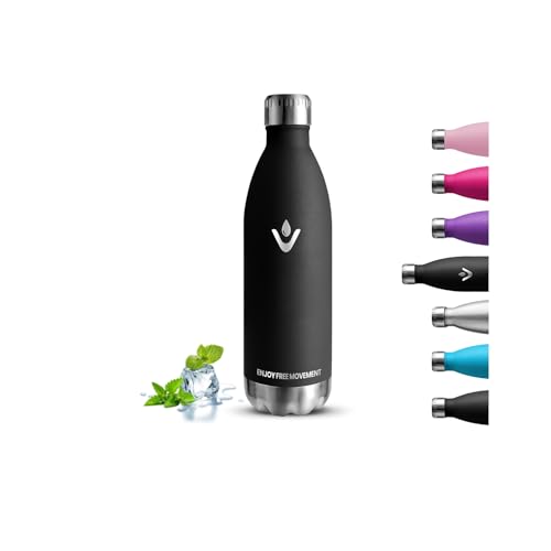 Thermosflasche- 1l- Trinkflasche Edelstahl, Trinkflasche Auslaufsicher, BPA-freie, Trinkflasche Metall, mit Schraubverschluss, Isolierflasche Doppelwandig, Wasserflasche für Camping, Fitnessstudio Thermosflasche- 1l- Trinkflasche Edelstahl, Trinkflasche Auslaufsicher, BPA-freie, Trinkflasche Metall, mit Schraubverschluss, Isolierflasche Doppelwandig, Wasserflasche für Camping, Fitnessstudio von Grsta