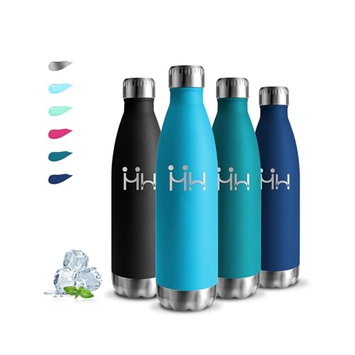 Trinkflasche, Trinkflasche Edelstahl, Trinkflasche 500ml, 24h Kalt & 12h Warm, Trinkflasche Kinder, BPA-Freie, Wasserflasche Doppelwandig, Trinkflasche Auslaufsicher, für Schule, Camping, Reisen, Yoga Trinkflasche, Trinkflasche Edelstahl, Trinkflasche 500ml, 24h Kalt & 12h Warm, Trinkflasche Kinder, BPA-Freie, Wasserflasche Doppelwandig, Trinkflasche Auslaufsicher, für Schule, Camping, Reisen, Yoga von Grsta