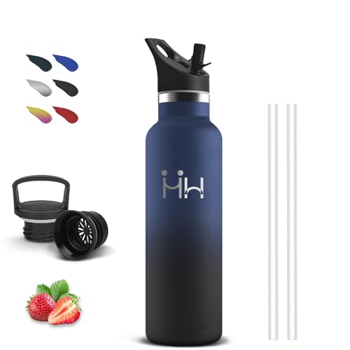 Trinkflasche- 500ml- Trinkflasche Edelstahl, Trinkflasche mit Strohhalm, BPA-Frei, Trinkflasche Auslaufsicher, 24h Kalt & 12h Warm, Wasserflasche Doppelwandig, für Reisen, Büro, Camping, Yoga, Schule Trinkflasche- 500ml- Trinkflasche Edelstahl, Trinkflasche mit Strohhalm, BPA-Frei, Trinkflasche Auslaufsicher, 24h Kalt & 12h Warm, Wasserflasche Doppelwandig, für Reisen, Büro, Camping, Yoga, Schule von Grsta