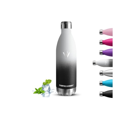 Trinkflasche Edelstahl, Trinkflasche 1l, BPA-freie, Trinkflasche Auslaufsicher, 24h Kalt & 12h Warm, Trinkflasche Metall, Doppelwandige Vakuumisolierte, Wasserflasche für Camping, Fitnessstudio, Yoga Trinkflasche Edelstahl, Trinkflasche 1l, BPA-freie, Trinkflasche Auslaufsicher, 24h Kalt & 12h Warm, Trinkflasche Metall, Doppelwandige Vakuumisolierte, Wasserflasche für Camping, Fitnessstudio, Yoga von Grsta