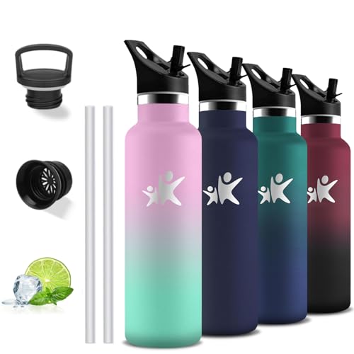 Trinkflasche Edelstahl- 0.75L- Thermosflasche, BPA-Frei, Trinkflasche mit Strohhalm, Doppelwandige Vakuumisolierte, Trinkflasche Auslaufsicher, Trinkflasche Erwachsene, für Wandern, Fitness, Camping Trinkflasche Edelstahl- 0.75L- Thermosflasche, BPA-Frei, Trinkflasche mit Strohhalm, Doppelwandige Vakuumisolierte, Trinkflasche Auslaufsicher, Trinkflasche Erwachsene, für Wandern, Fitness, Camping von Grsta