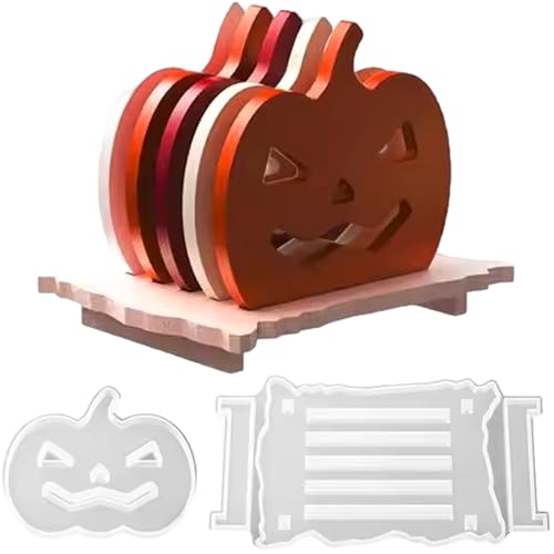 2pcs/Set Kürbis Silikonform Kürbisbecher Matten Silikonformen mit Halter Flexible Halloween -Dekorationen für DIY -Kunsthandwerk 2pcs/Set Kürbis Silikonform Kürbisbecher Matten Silikonformen mit Halter Flexible Halloween -Dekorationen für DIY -Kunsthandwerk von Grtheenumb