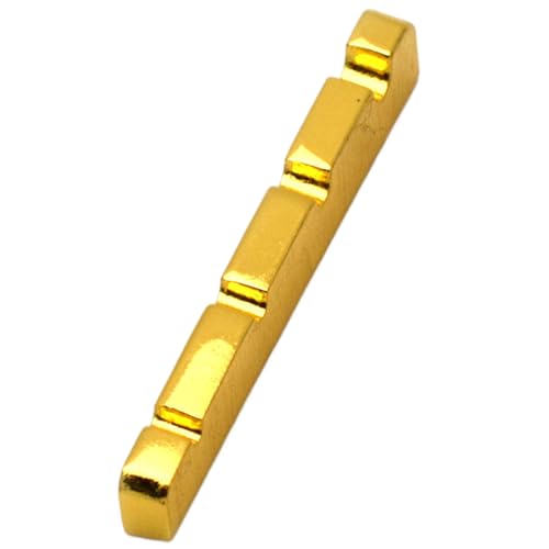 Bass Nut Messing 4 String E -Gitarrenmutter Ersatz Bassgitarre modifizierte Teile, 42x3x5, 5 mm von Grtheenumb