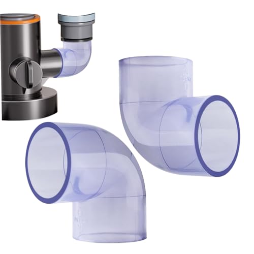 Clear PVC Rohr, 2pcs Clear PVC Rohr Elbow, PVC 90 Grad Ellbogen, 2-Wege-PVC-Rohrvermessungen, tragbare PVC-Rohranschlüsse für DIY PVC-Schelfgartenstützstruktur Fischtank, PVC-Rohrbeschläge Clear PVC Rohr, 2pcs Clear PVC Rohr Elbow, PVC 90 Grad Ellbogen, 2-Wege-PVC-Rohrvermessungen, tragbare PVC-Rohranschlüsse für DIY PVC-Schelfgartenstützstruktur Fischtank, PVC-Rohrbeschläge von Grtheenumb