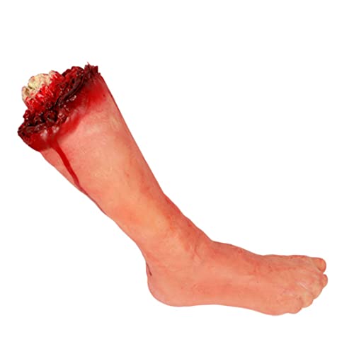 Grtheenumb Halloween gefälschte Füße, realistische Halloween gefälschte Füße Requisite, Haunted House Scary Foot Prop Fake Bloody Body Teile Halloween Party Dekorationen Grtheenumb Halloween gefälschte Füße, realistische Halloween gefälschte Füße Requisite, Haunted House Scary Foot Prop Fake Bloody Body Teile Halloween Party Dekorationen von Grtheenumb
