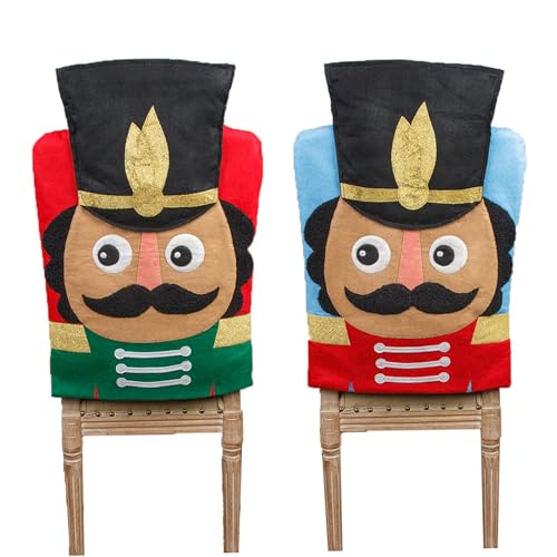 Grtheenumb Weihnachtsstuhlabdeckungen, 2pcs Stuhl Back Covers Nutcracker Weihnachten 26x18 -Zoll -Lipper spürt Weihnachten zurück zum Abendessen für Feiertage Grtheenumb Weihnachtsstuhlabdeckungen, 2pcs Stuhl Back Covers Nutcracker Weihnachten 26x18 -Zoll -Lipper spürt Weihnachten zurück zum Abendessen für Feiertage von Grtheenumb
