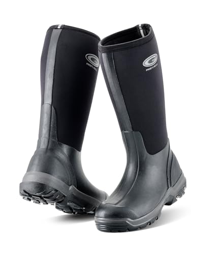 Grubs Gummistiefel Frostline Unisex Classic Wellies Black-38 von Grubs