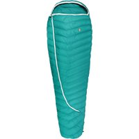 Grüezi bag Biopod DownWool Extreme Light 175 Allround-Sommerschlafsack, 200x770cm, bis Körpergröße 175 cm, Tkomf 12°C/Tlim 8°C, Packmaß Ø 13 x 17cm von Grüezi bag